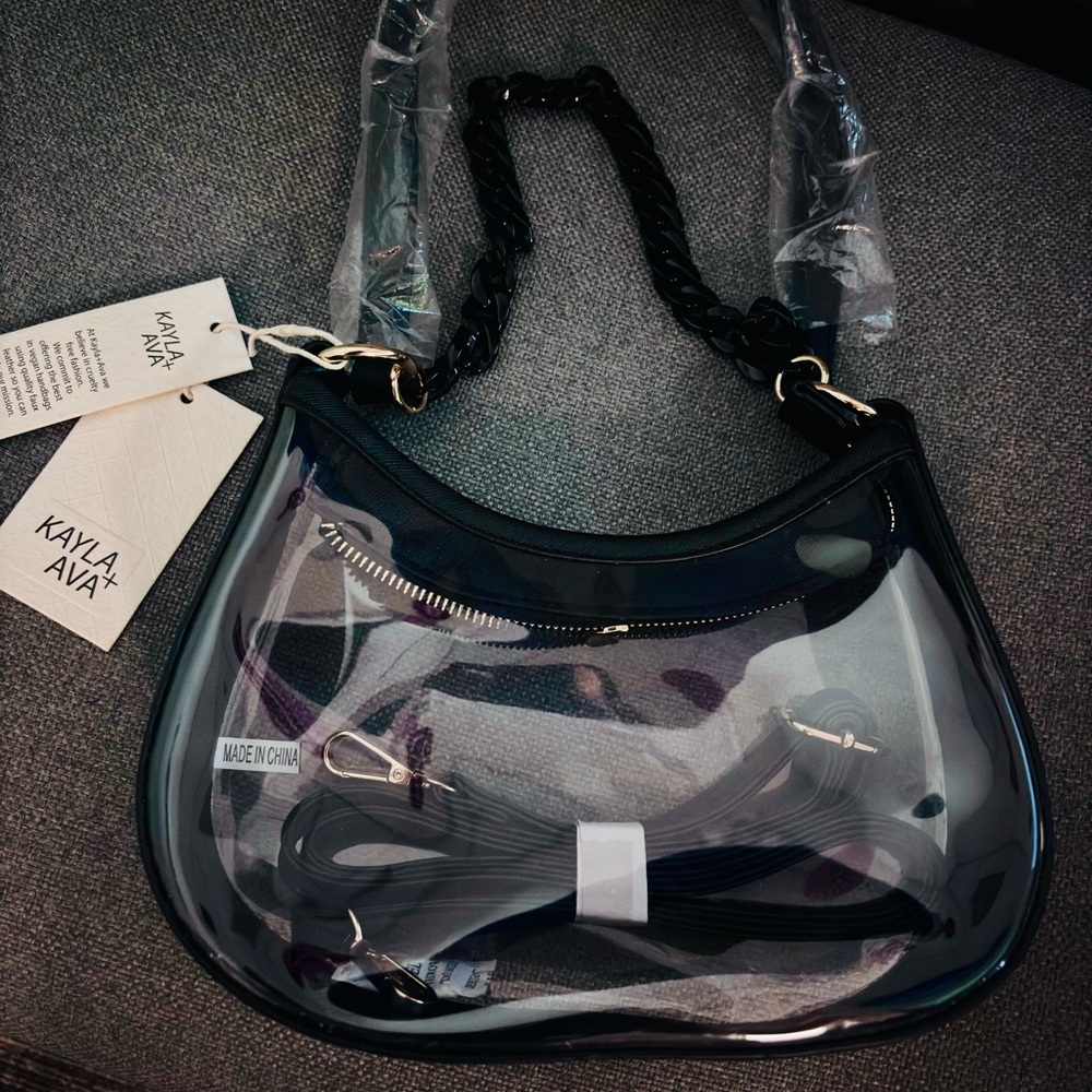 Black Transparent Women's Bag